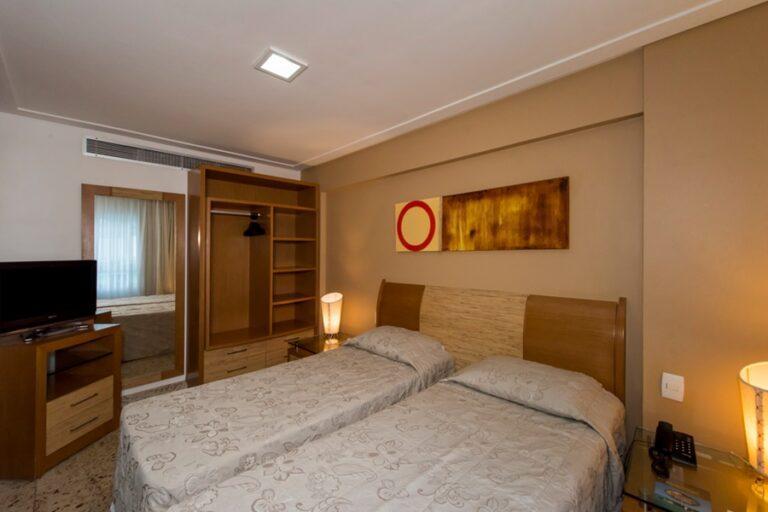 Quarto do Hotel Coral Plaza